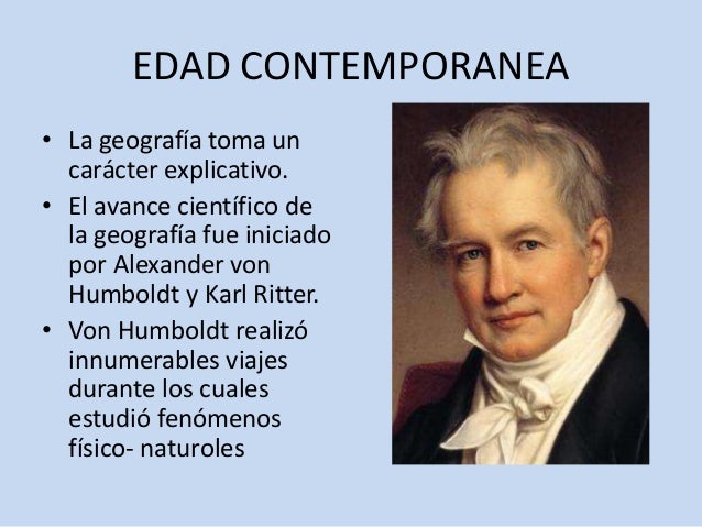 Evolución histórica de la geografía