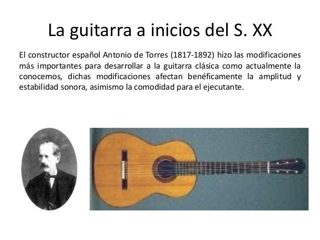 Evolución histórica de la guitarra