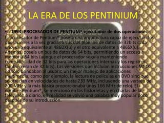 Evolución microprocesadores | PPTX