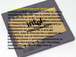 Evolución microprocesadores | PPTX