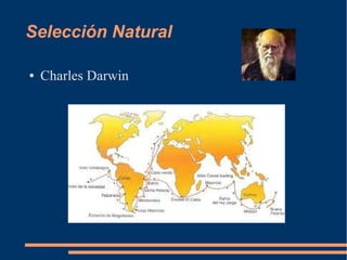 Selección Natural
● Charles Darwin
 