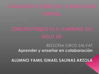 Evolución y retos de la educación virtual capítulo 4