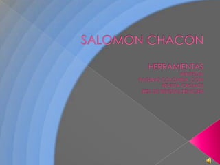 SALOMON CHACONHERRAMIENTAS  WIKIPEDIAPAGINAS COLOMBIA .COMREVISTA CROMOSRED DE REVISTAS REVICIEN 