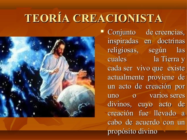 Teorías del origen de la vida