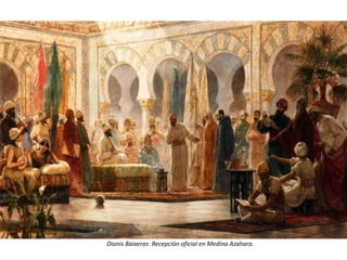 Dionis Baixeras: Recepción oficial en Medina Azahara.
 