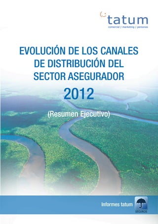 EVOLUCIÓN DE LOS CANALES
   DE DISTRIBUCIÓN DEL
   SECTOR ASEGURADOR
         2012
     (Resumen Ejecutivo)




                     Informes tatum
 