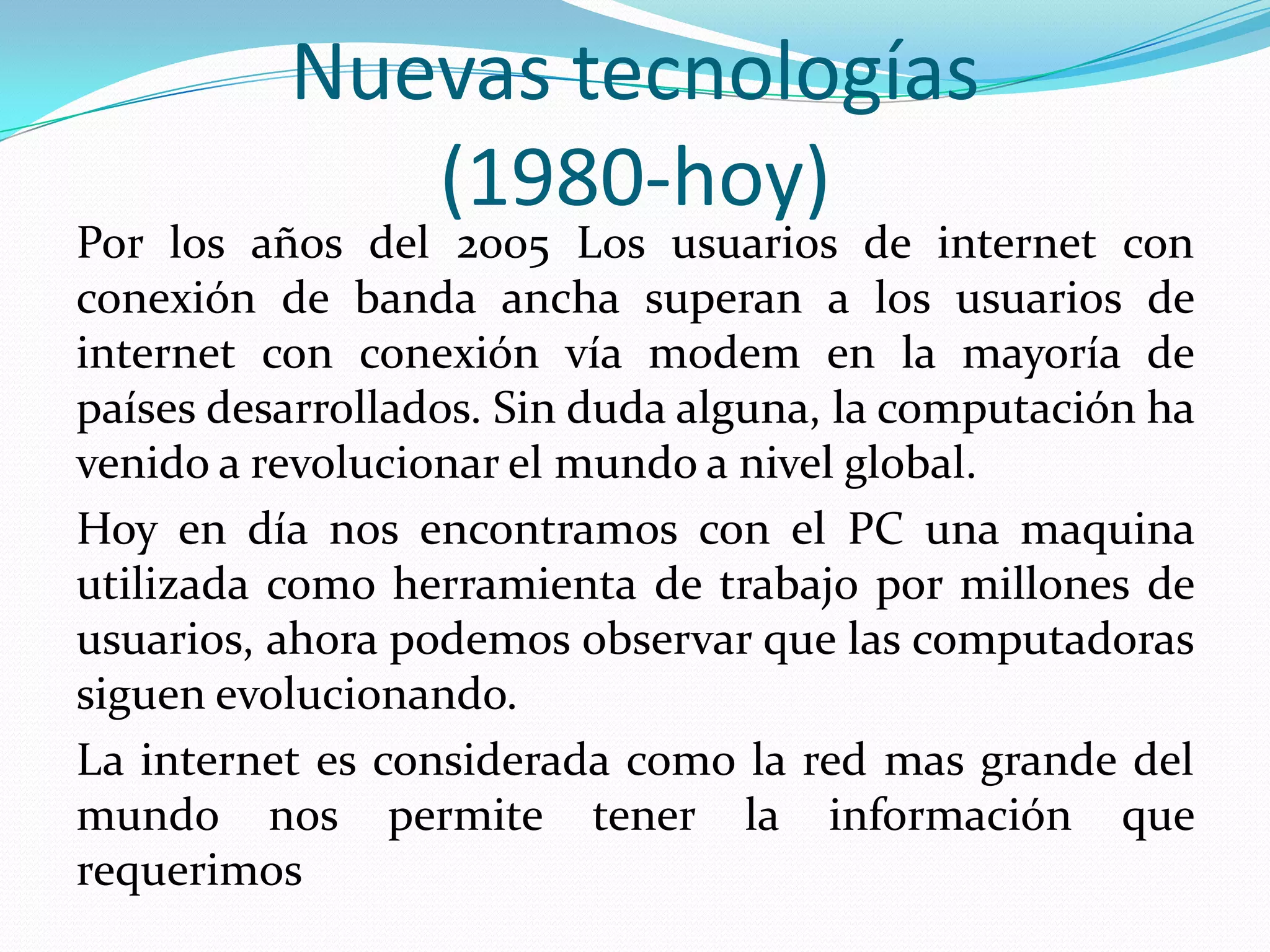 Evolucion De Computadoras