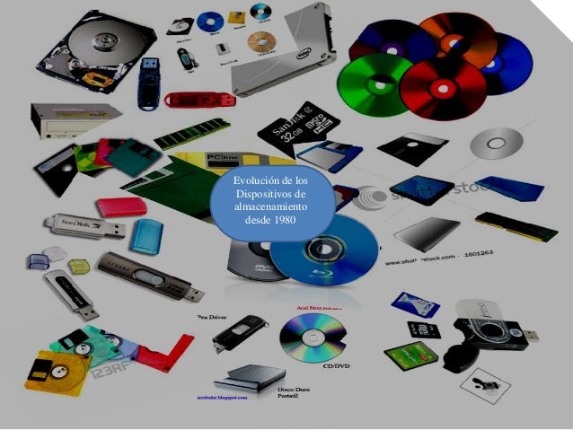 Evolucion de dispositivos de almacenamiento jose