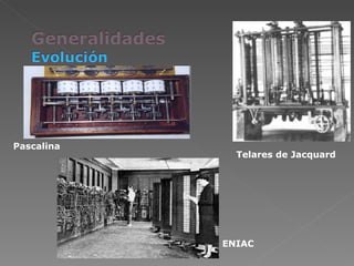 Pascalina Telares de Jacquard ENIAC 