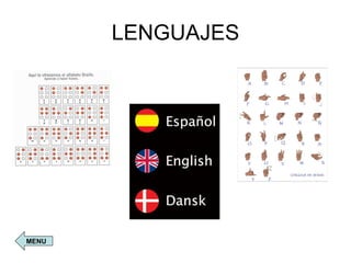LENGUAJES MENU 