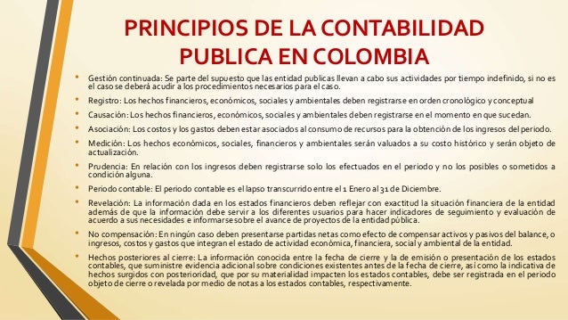 Importancia De La Contabilidad Publica En Colombia