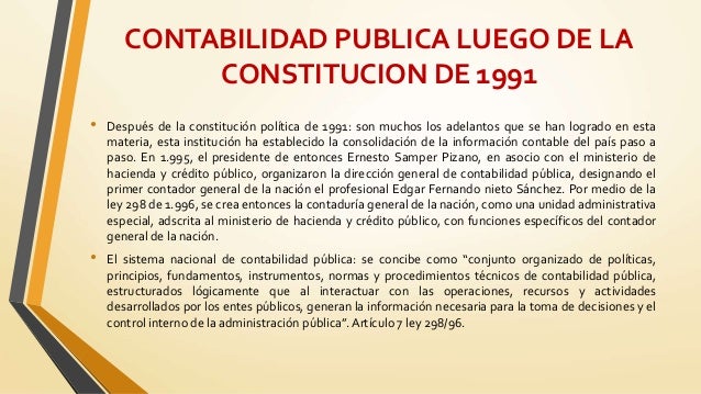 Evolución de la contaduria publica en colombia