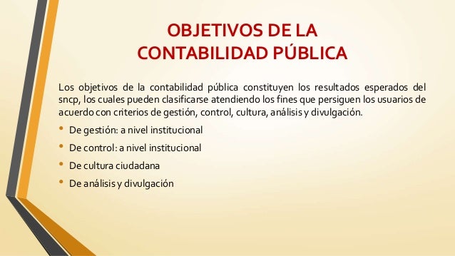 Importancia De La Contabilidad Publica En Colombia es.slideshare.net
