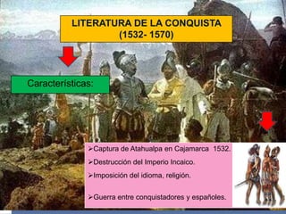 Evolucion de la literatura peruana