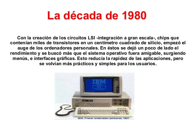 Resultado de imagen para caracteristicas la evoluciÃ³n de la ofimÃ¡tica