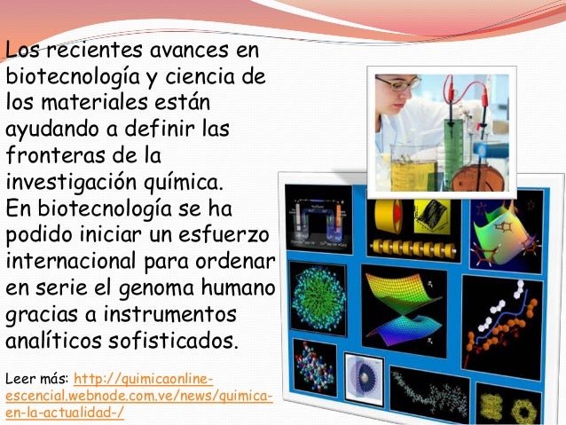 Evolucion de la quimica