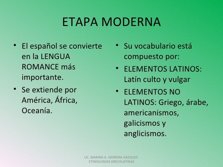 Evolucion de las palabras en español2