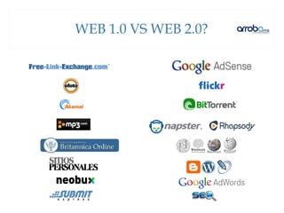 WEB 1.0 VS WEB 2.0?
 