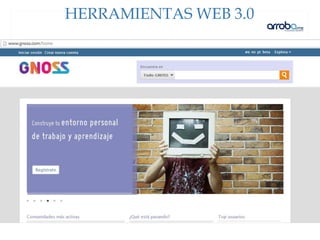 HERRAMIENTAS WEB 3.0
 