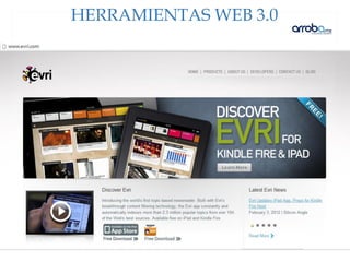 HERRAMIENTAS WEB 3.0
 
