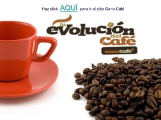 Haz clickAQUÍ  para ir al sitio Gano Café 