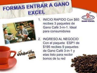 ALGUNOS BENEFICIOS DEL GANODERMA1.- Anti-inflamatorio2.-Anti-tumoral3.-Antiviral4.- Anti bacterial y anti parásitos5.-Regulador de la presión arterial6.-Desordenes cardiovasculares7.-Regula los niveles de colesterol en la sangre8.-Antidiabetico9.-Inmuno-modulador10.-Tonico para el riñón11.-Hepatoprotector12.-Tonico para los nervios13.-Mejora el rendimiento sexual14.-Efecto preventivo para la bronquitis crónica.