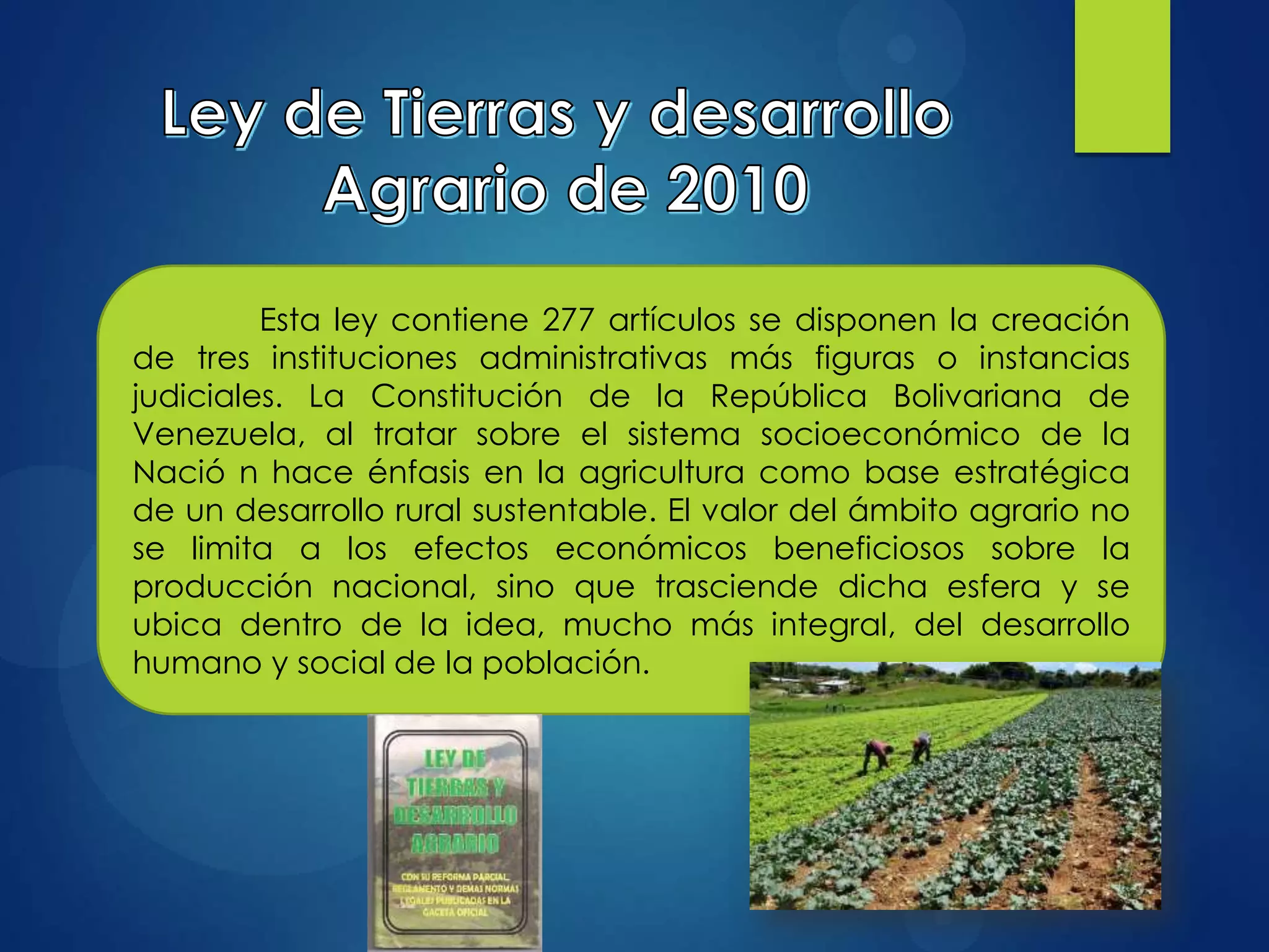 Evolucion del derecho agrario | PPT