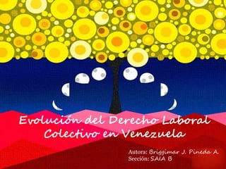 Evolución del Derecho Laboral
Colectivo en Venezuela
Autora: Briggimar J. Pineda A.
Sección: SAIA B
 
