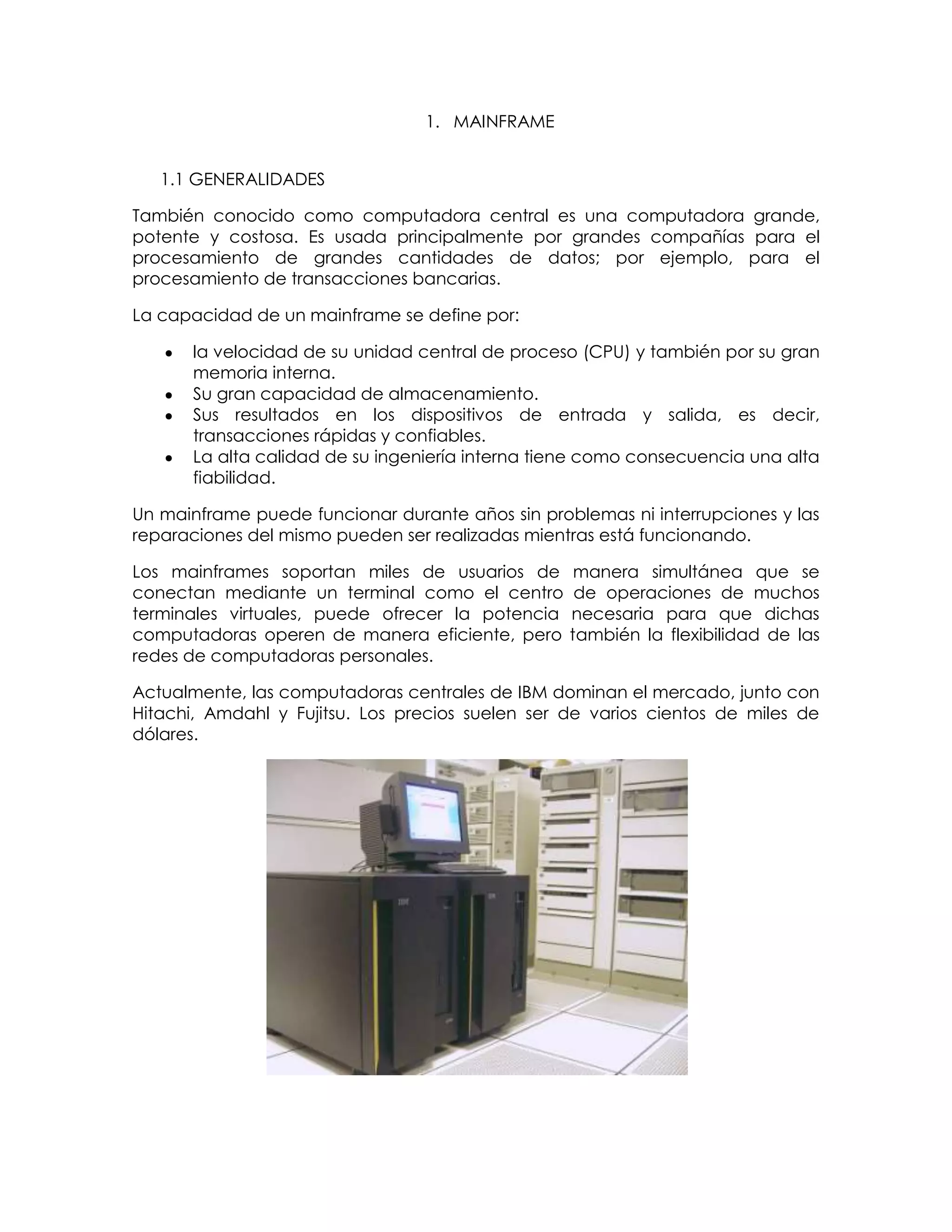 Evolucion de los sistemas computacionales