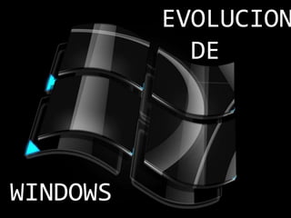 EVOLUCION 
DE 
WINDOWS 
 