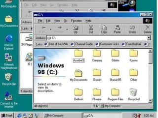Evolución de windows 