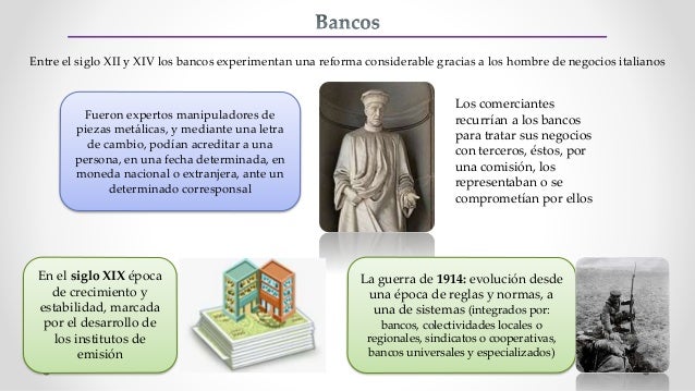 Evolución histórica de las finanzas
