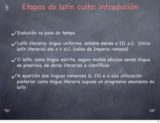Evolucion Latin