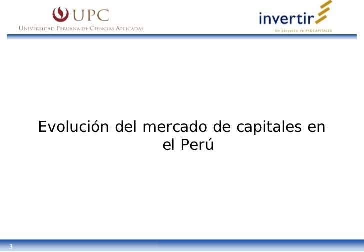 Importancia Del Mercado De Capitales - creditowerbsan