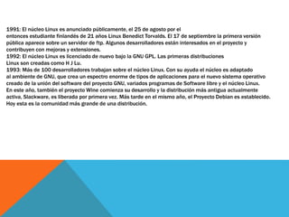 Evolucion windows linux | PPTX