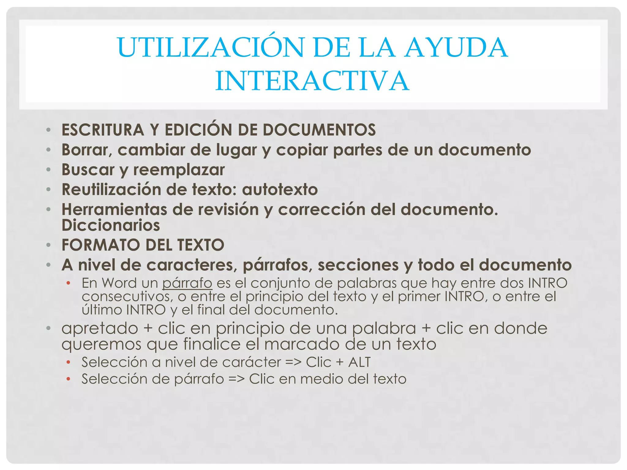 Evolucion y usos basicos de microsoft word 2007 PPTX Desktop