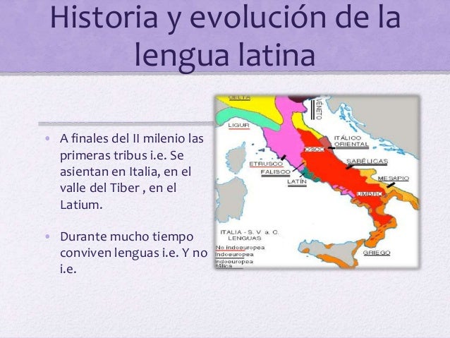 Evolución del latín