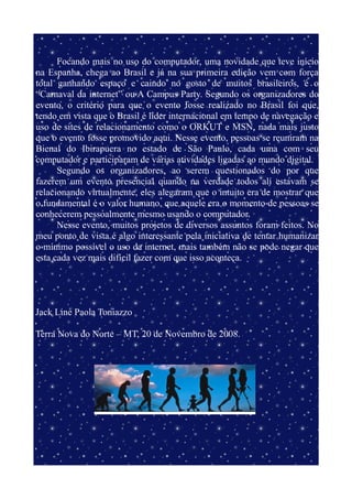 EvoluçãO Da Tecnologia