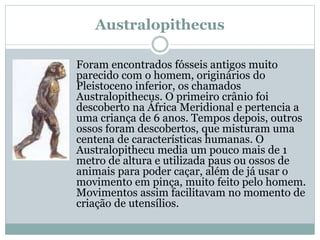 Evolução humana-3A | PPTX