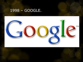1998 – GOOGLE.
 