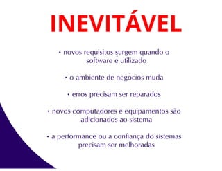 Evolução de software 1 - Engenharia de Software
