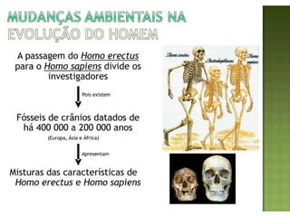 Evolução do homem