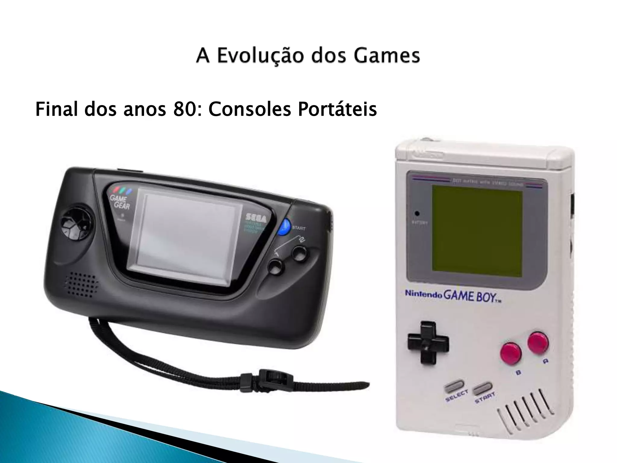 Final dos anos 80: Consoles Portáteis
 