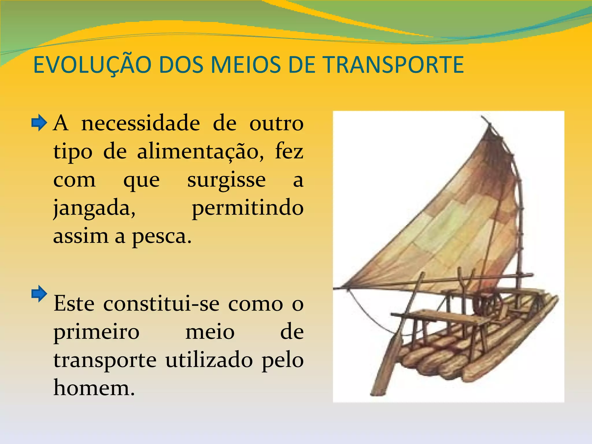 Evolução dos meios de transporte | PPT
