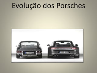 Evolução dos Porsches 
 