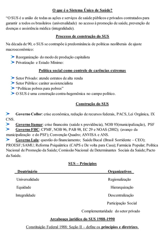 Evolução histórica da organização do sistema de saúde no brasil e a
