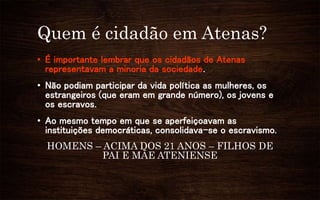 Evolução política de atenas | PPTX
