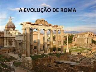 A EVOLUÇÃO DE ROMA 