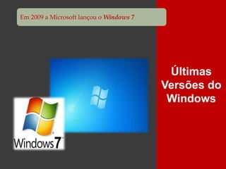 Evolução Windows Server 2003 