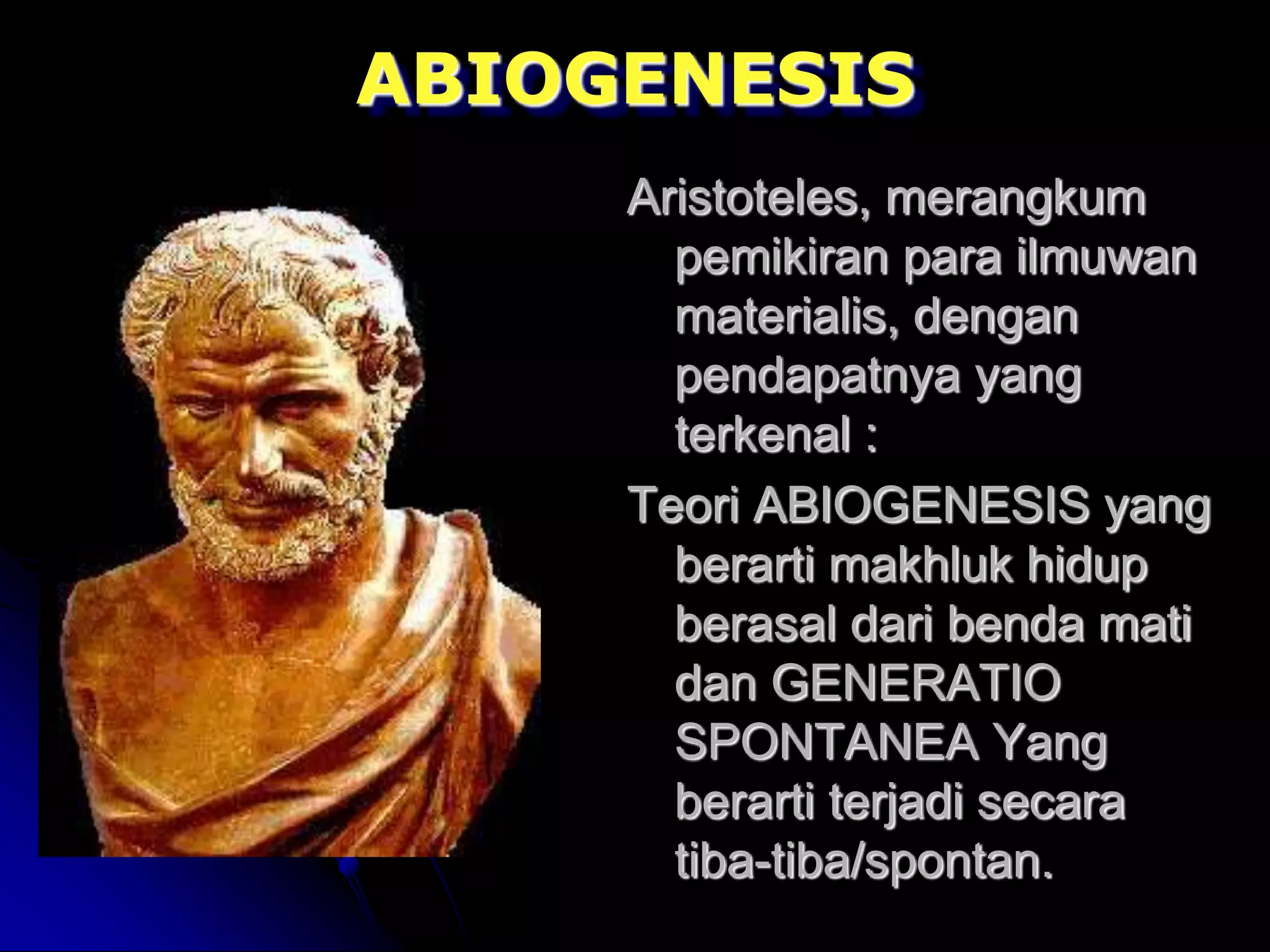 Evolusi dan Asal Usul Kehidupan | PPT